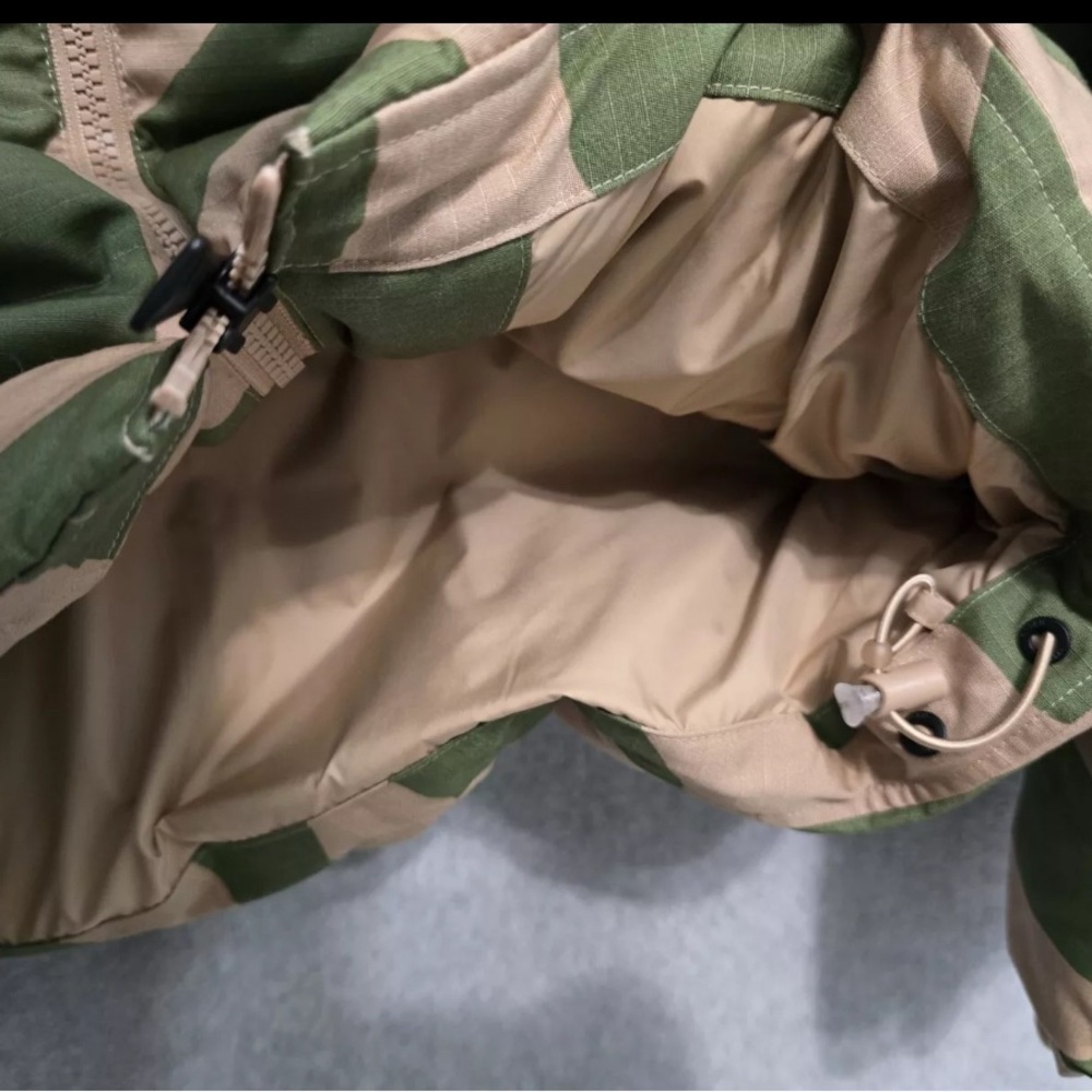 Jordan Green and Tan Camo Puffer Jacket - Picture 2 of 12